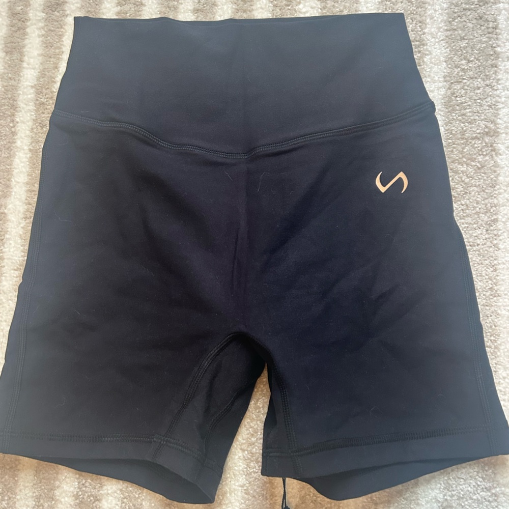 LF Black Bike Shorts